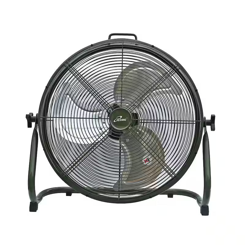18 in. Rechargeable Battery-Operated Camping Floor Fan W909