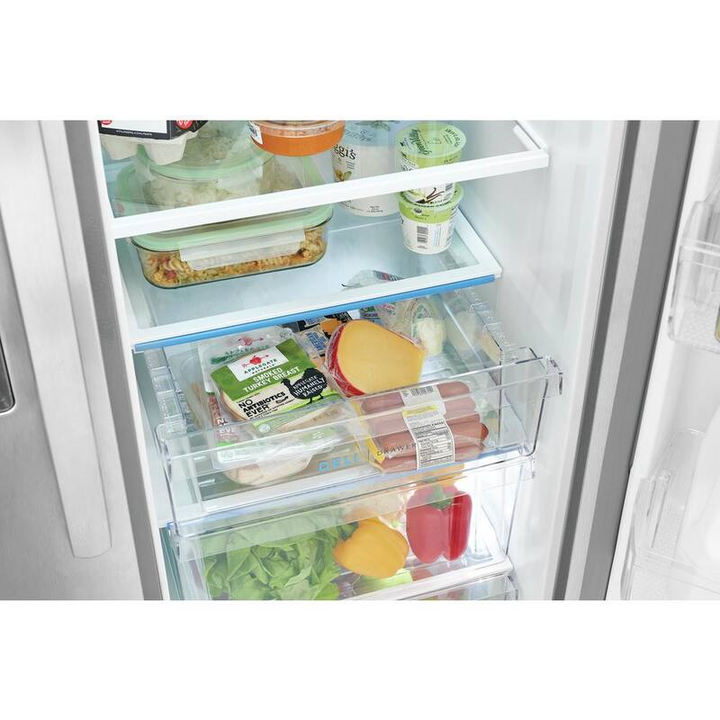 Counter Depth Side-by-Side Refrigerator in Stainless Steel L3242