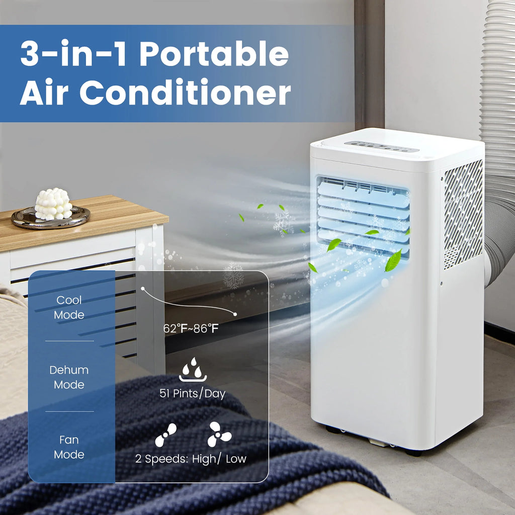 6000 BTU Portable Air Conditioner 3-in-1 U558