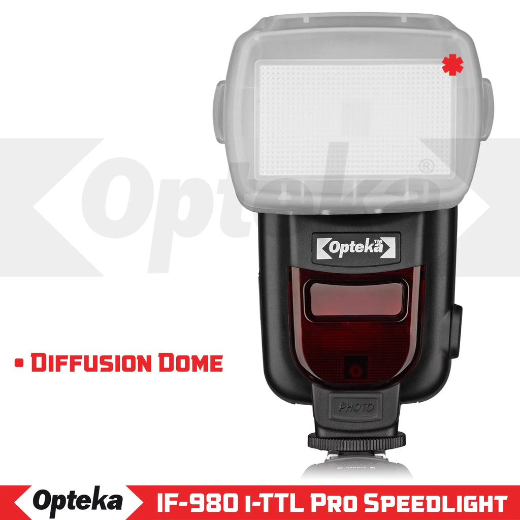 Auto-Focus Speedlight Flash with LCD Display E6191