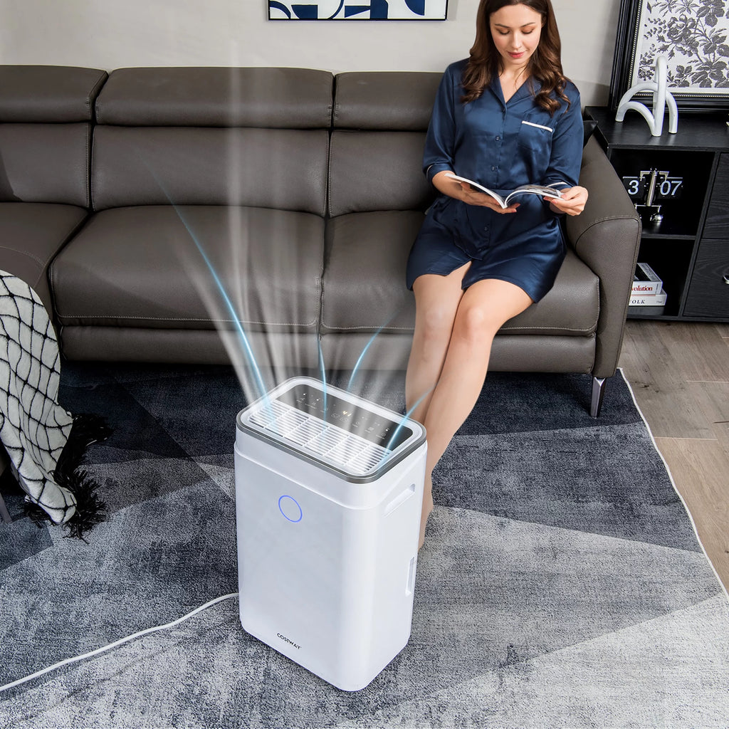 60-Pint Dehumidifier with 3-Color Digital Display C568
