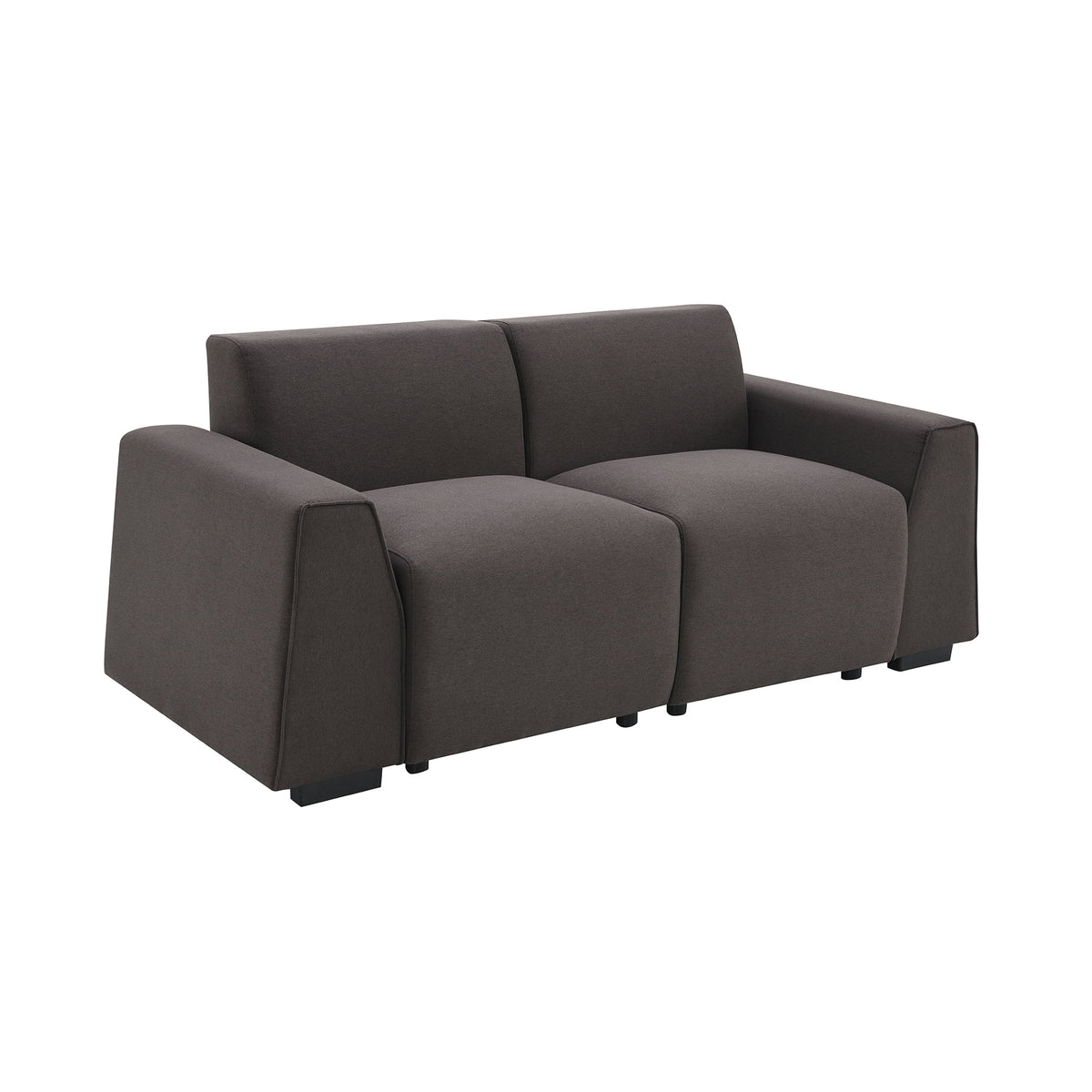 70" Linen Fabric 3 Seater Sofa with Wide Armrests I323