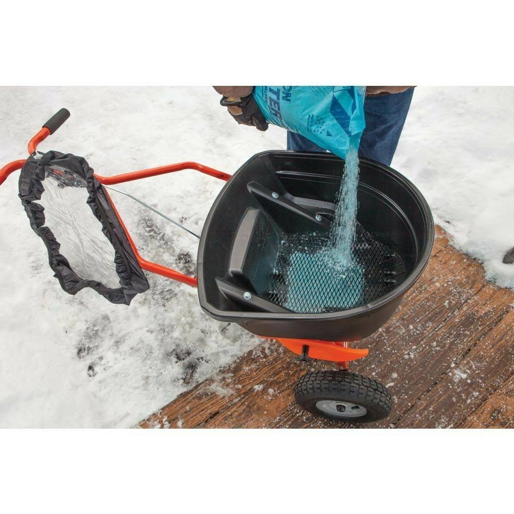 130 lb Push Broadcast Salt Spreader X79025
