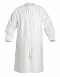 White Zipper Cleanroom Coat P625