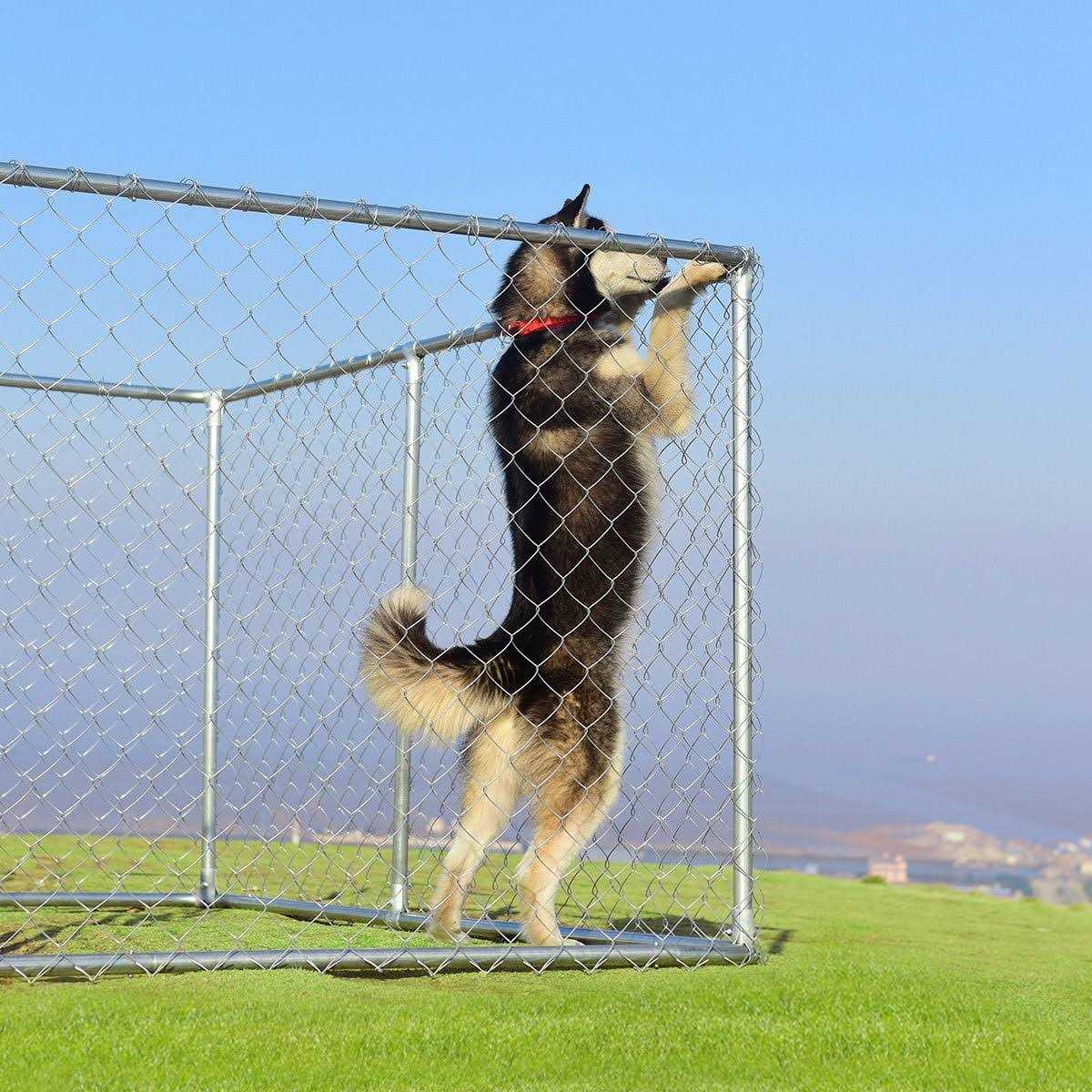 Large Pet Dog Kennel Cage 7.5' x 7.5' Playpen V58190