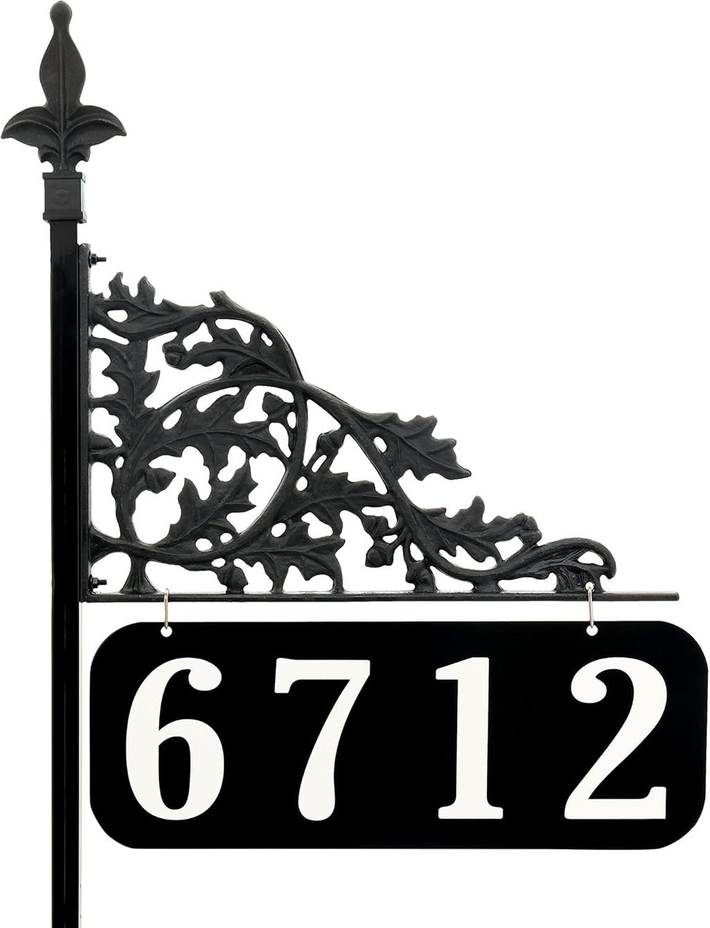 Reflective Address Sign with 58 Pole W585367