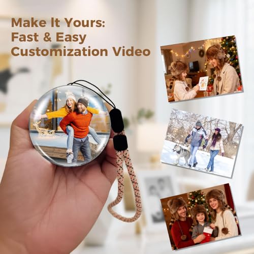 White Crystal Ball Video Player Lamp X314