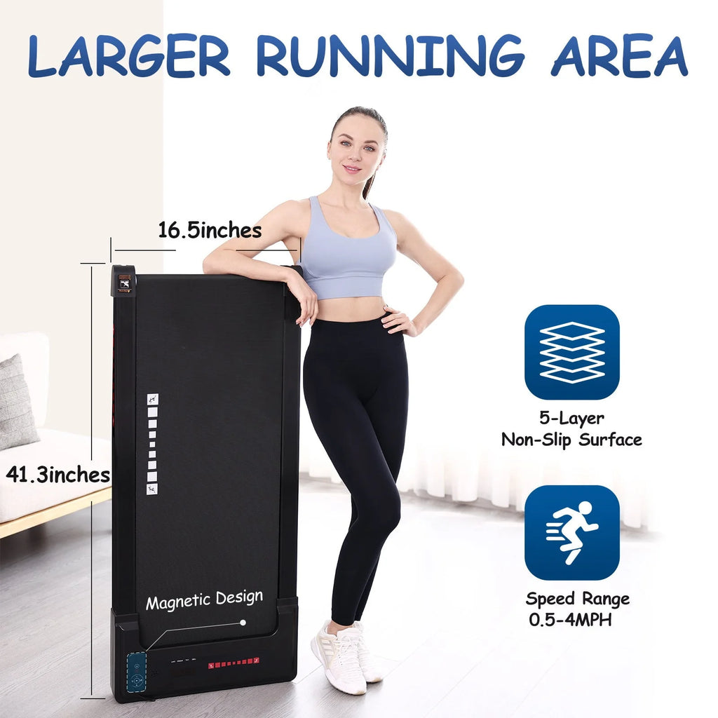 Walking Pad Treadmill 265 lbs Capacity with Remote Control Y2443