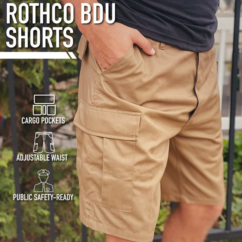 Khaki Cargo Shorts V816