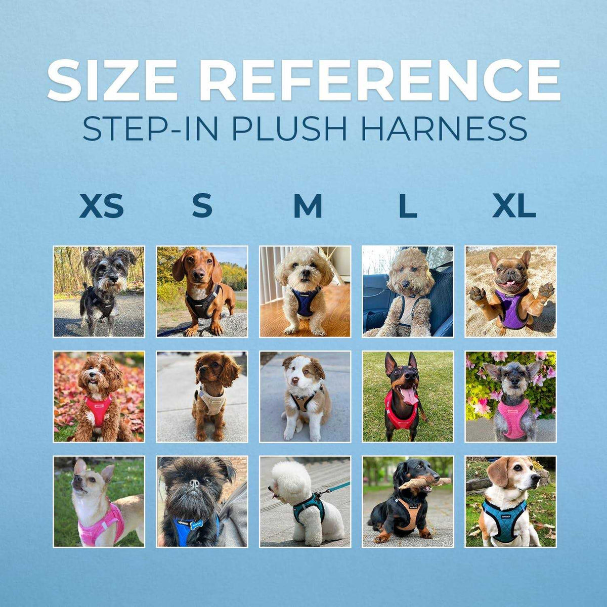 Step-In Plush Dog Harness G801