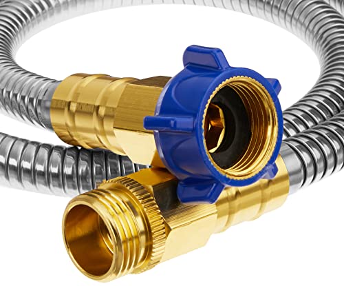 50 FT Stainless Steel Metal Garden Hose T8252