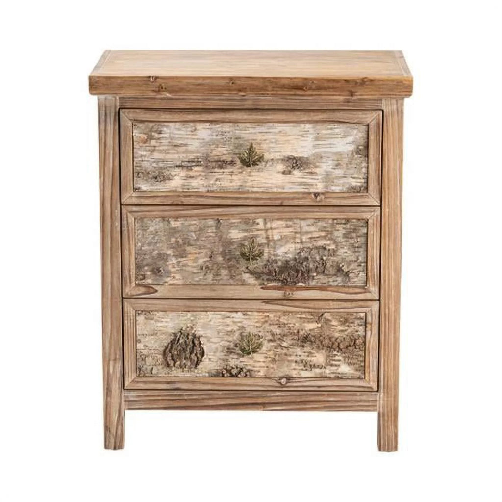 3 Drawer Wood Chest D7994