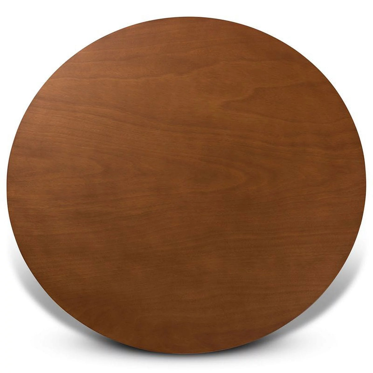 Walnut Round Wood Dining Table Y3109