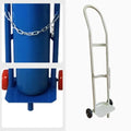 Freestanding Medical Oxygen Tank Cart Dolly with Fix Chains Y616779