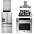 30 Wall Oven, Cooktop, Range Hood, Refrigerator with Water and Ice Dispenser, Dishwasher Z157