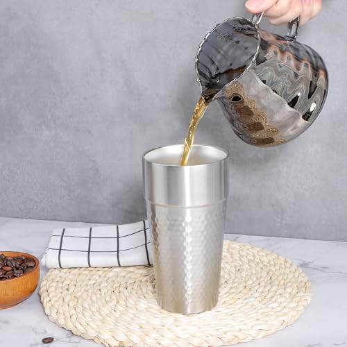 16 oz 4 Pack Stainless Steel Tumbler E373536