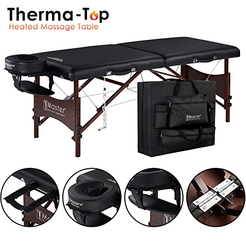 30" Heated Portable Massage Table with Carrying Bag N961
