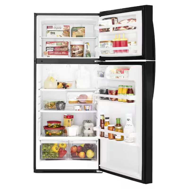 Black Top Freezer Refrigerator D915880