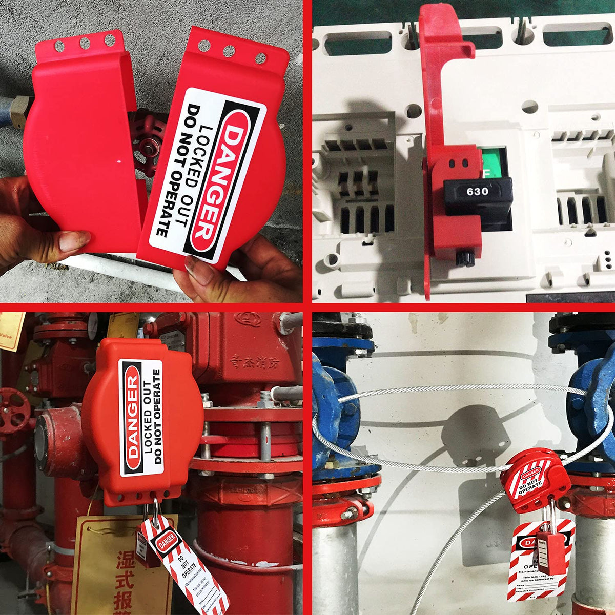 Lockout Tagout Kit with 69 Component W534694