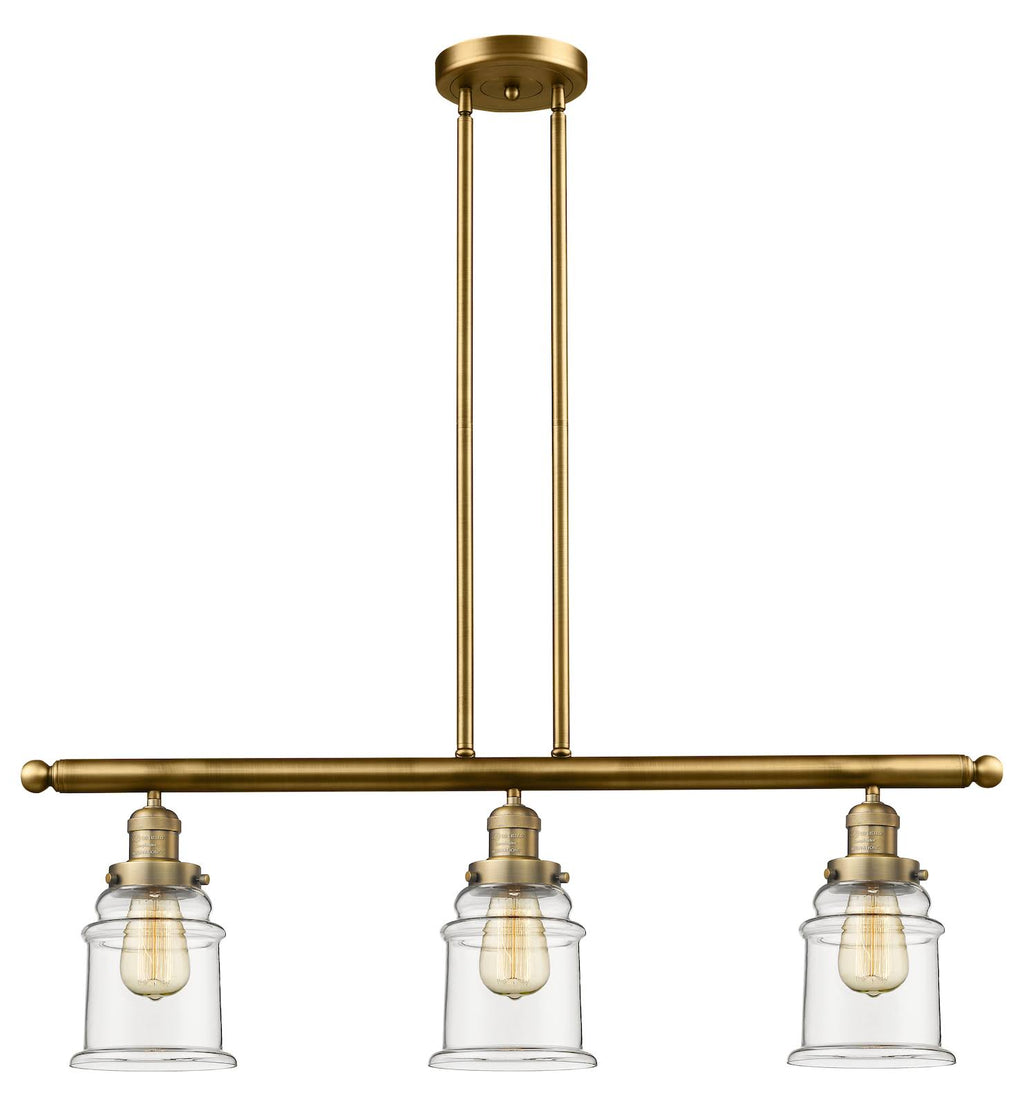 Brushed Brass 3 Light Island Light J780