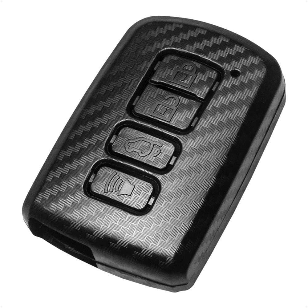 Smart Key Fob Case Twill Weave Carbon Fiber Plastic S96704