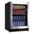 50 Bottle Wine and Beverage Cooler with Stainless Steel Door P1046