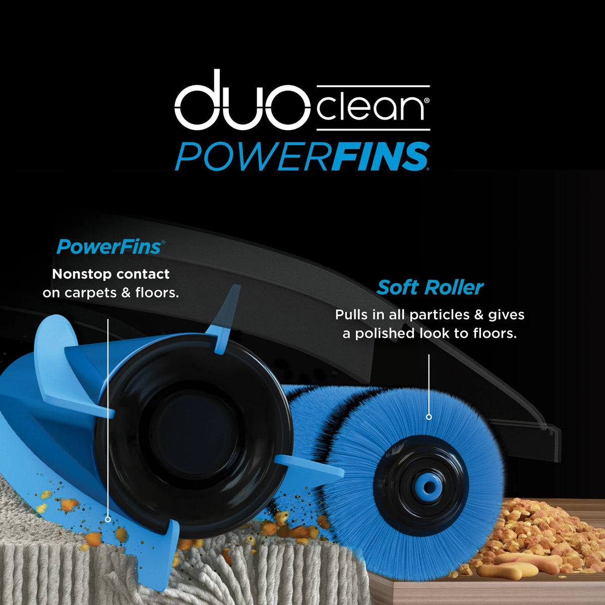 Upright Vacuum with Self-Cleaning Brushroll A156647