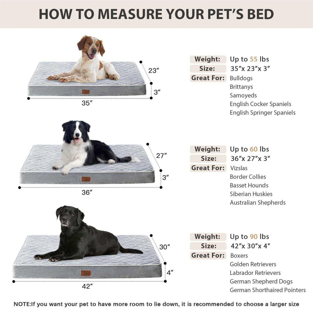 Orthopedic Waterproof Dog Bed with Removable Washable Cover Z5702