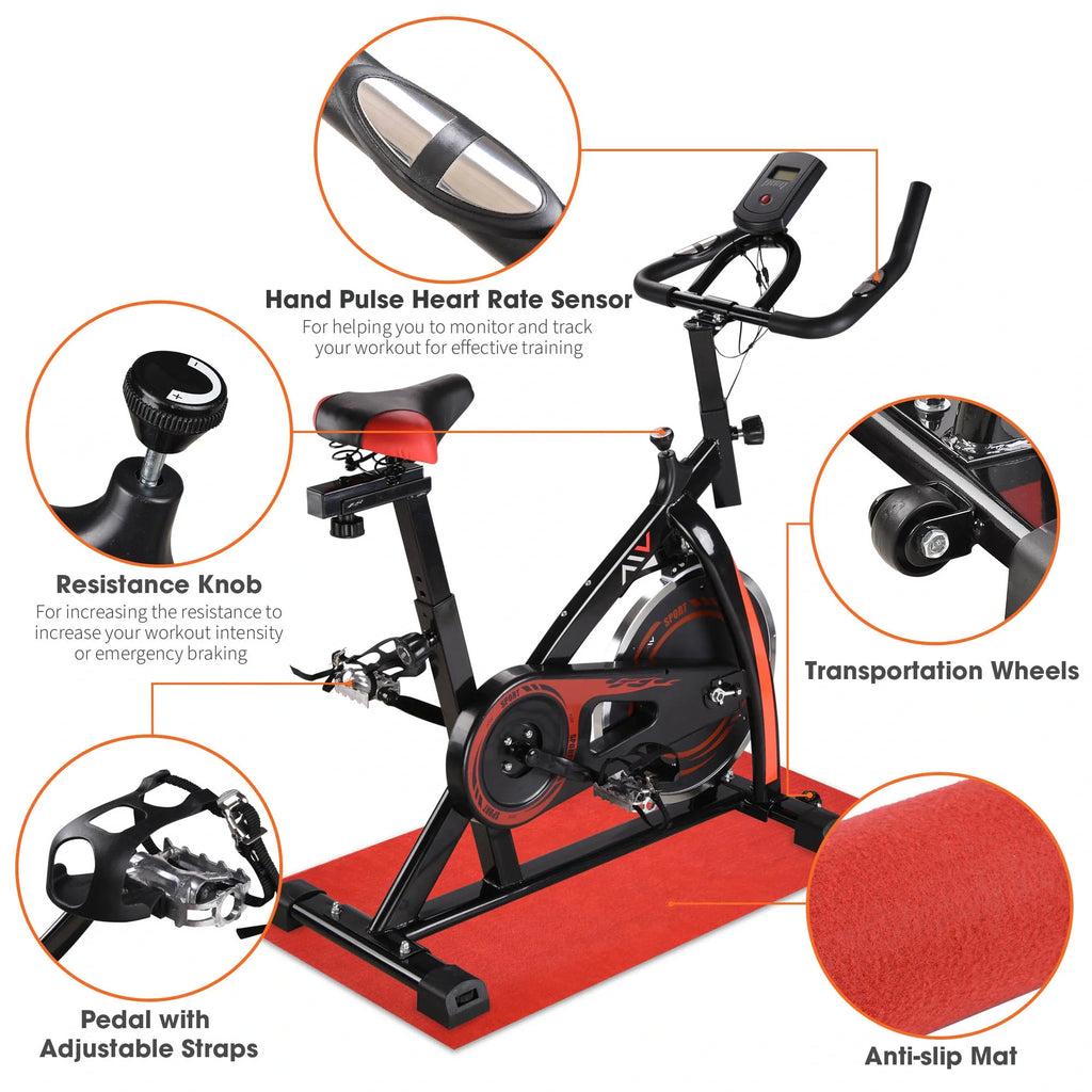 Foldable Stationary Upright Exercise Bike O42141