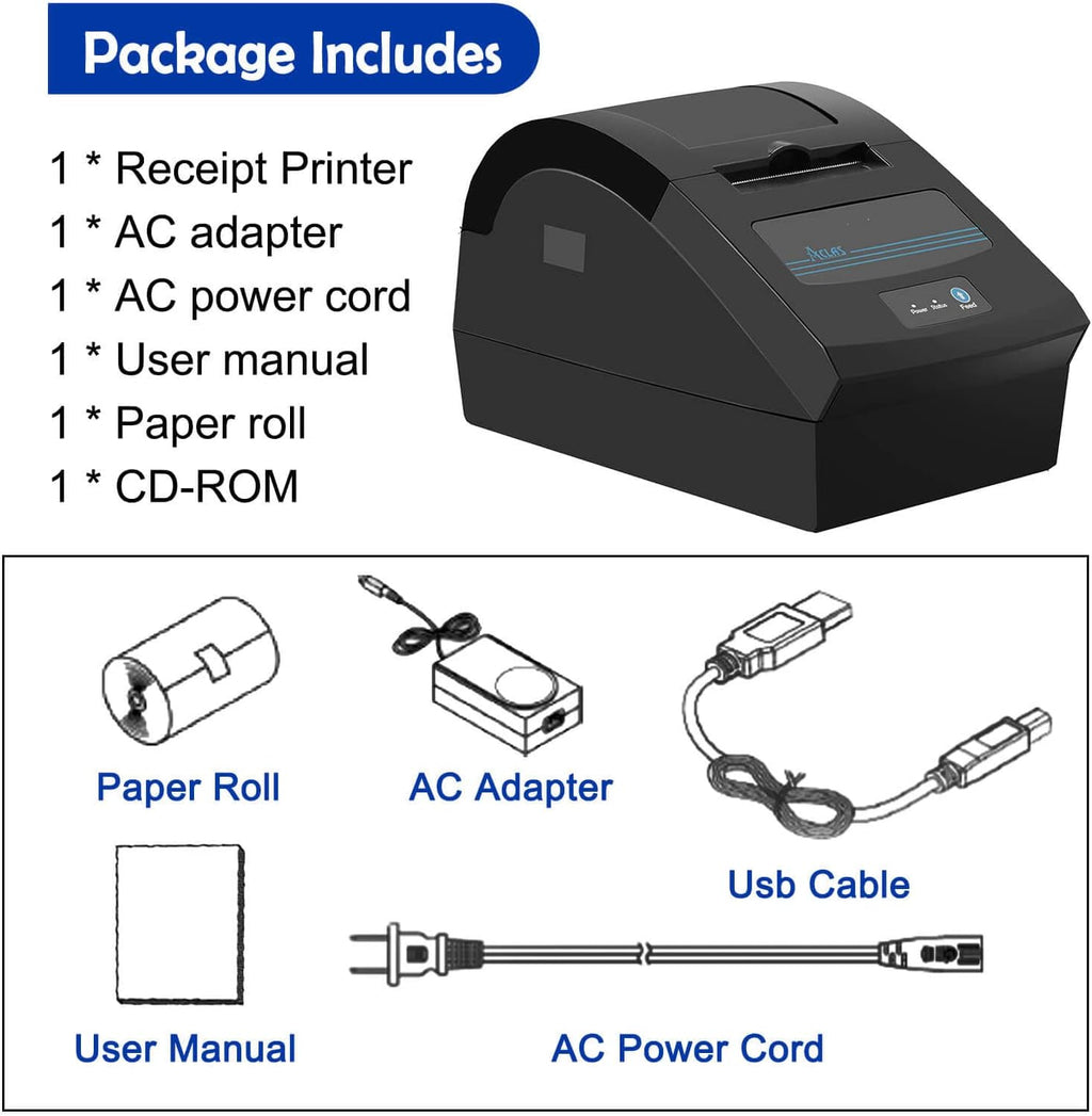 80mm Direct Thermal Receipt Printer R7385