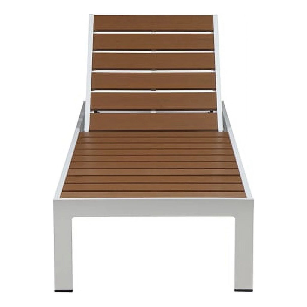Teak Lounger L40598