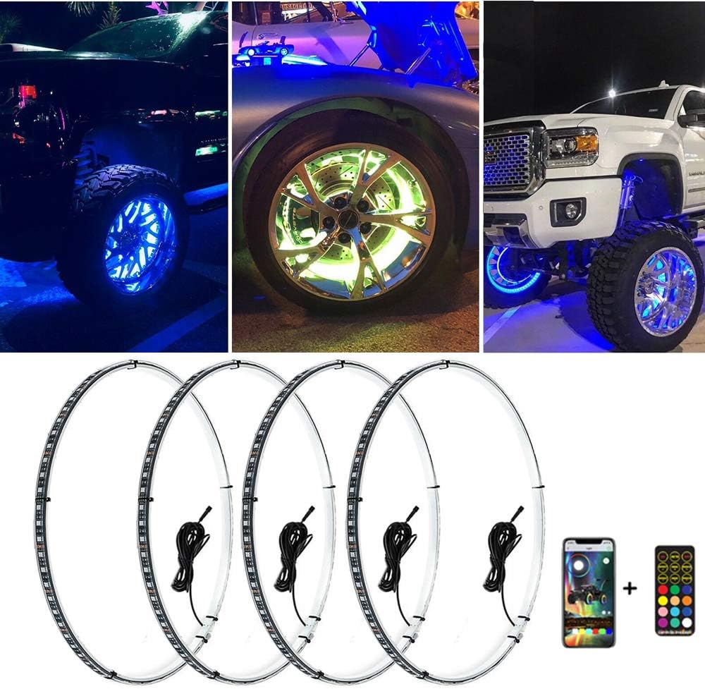 17 inch Wheel Ring Light Kit with Turn Signal and Braking Function C476