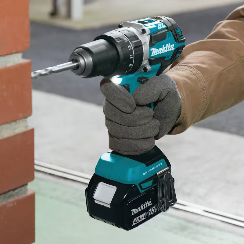 18V Lithium-Ion Brushless Cordless Hammer Drill and Impact Driver Combo Kit W473894