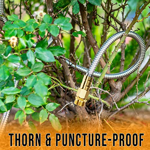 50 FT Stainless Steel Metal Garden Hose T8252