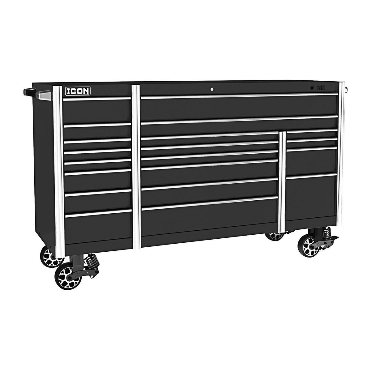 73 in. x 25 in. Red Roll Cab Q232