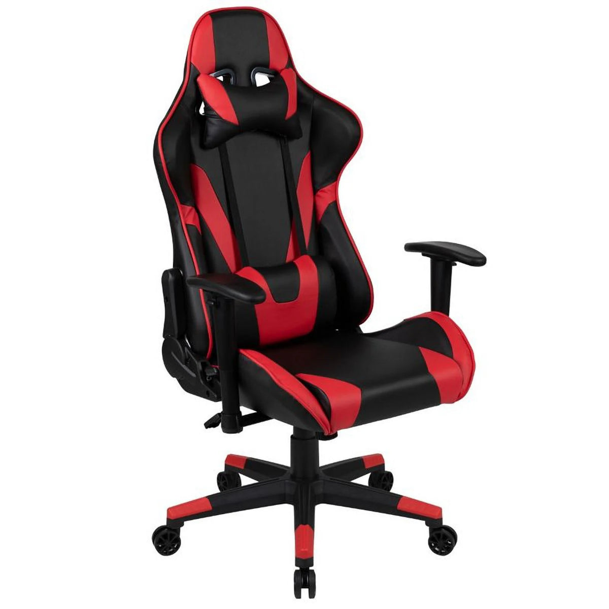 Red Gaming Desk and Reclining Swivel Chair D452