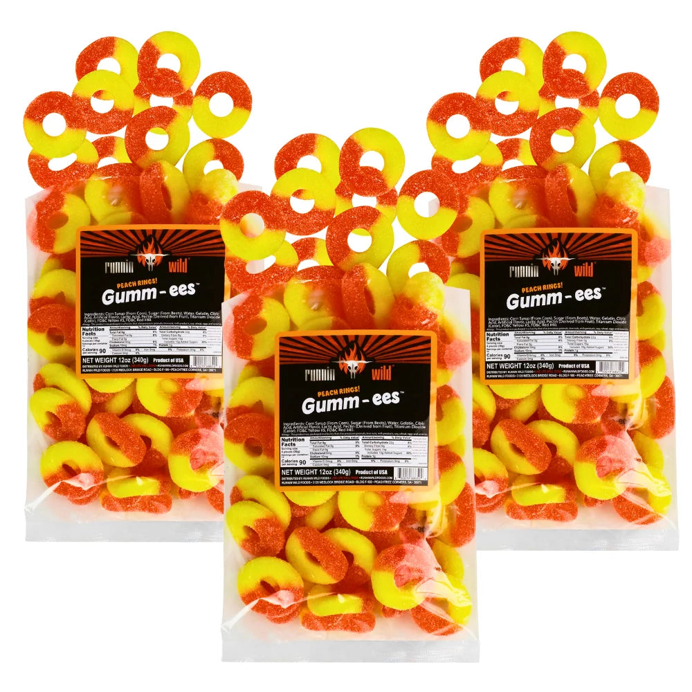 Peach Rings 2.25 Pounds Set of 3 C86096