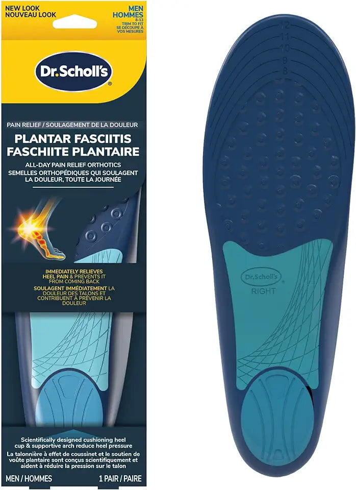 Plantar Fasciitis Orthotics Mens Size 8-13 3 Pack P564764