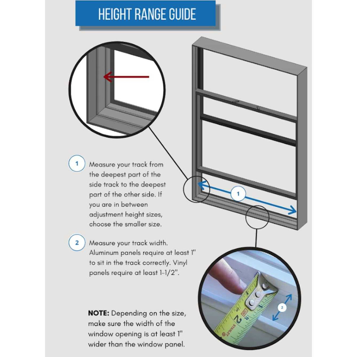 Cat Door for Sash Windows Adjustable Aluminum Frame N9505