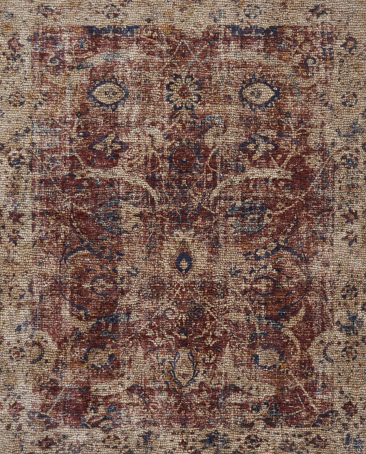 Red Beige 12'0 x 15'0 Rug A128
