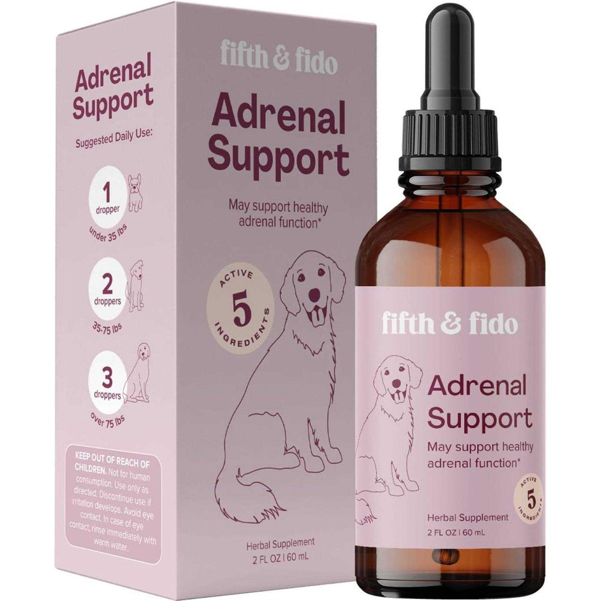 Adrenal Balance Liquid Hormone Supplement for Dogs & Cats G7675