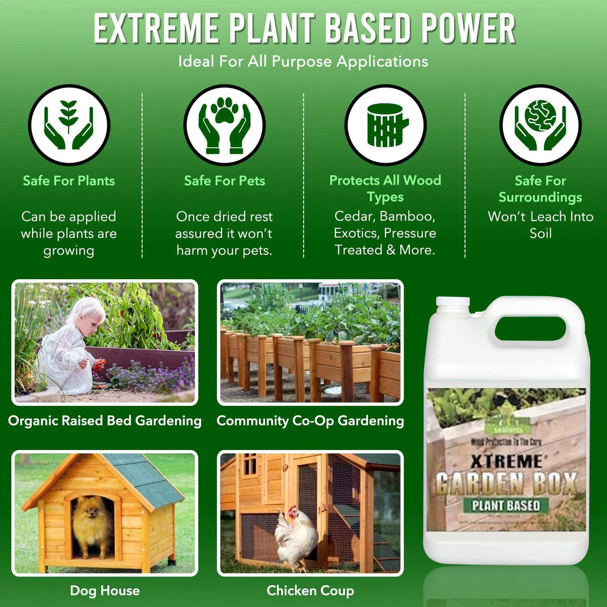 Plant Based Non-Toxic Wood Sealer Quart Kit F62118