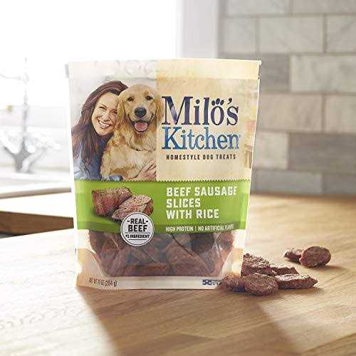 Beef Sausage Slices with Rice Dog Treats F2842