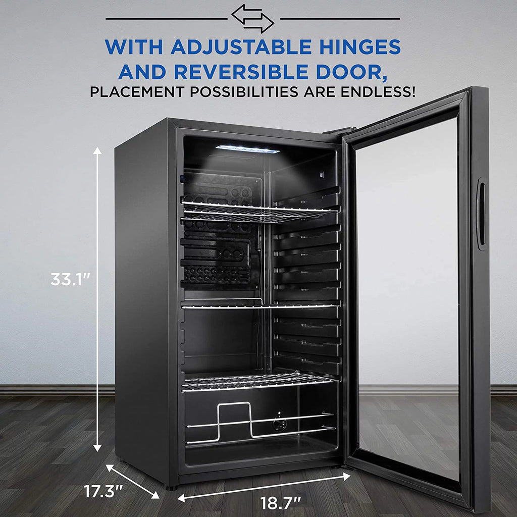 62 Can Beverage Refrigerator Stainless Steel B686487