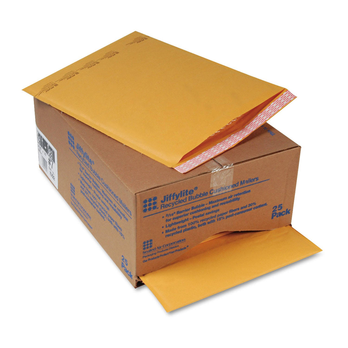 Self Seal Mailer, 14 1/4 x 20, Golden Brown, 25/Carton W475709
