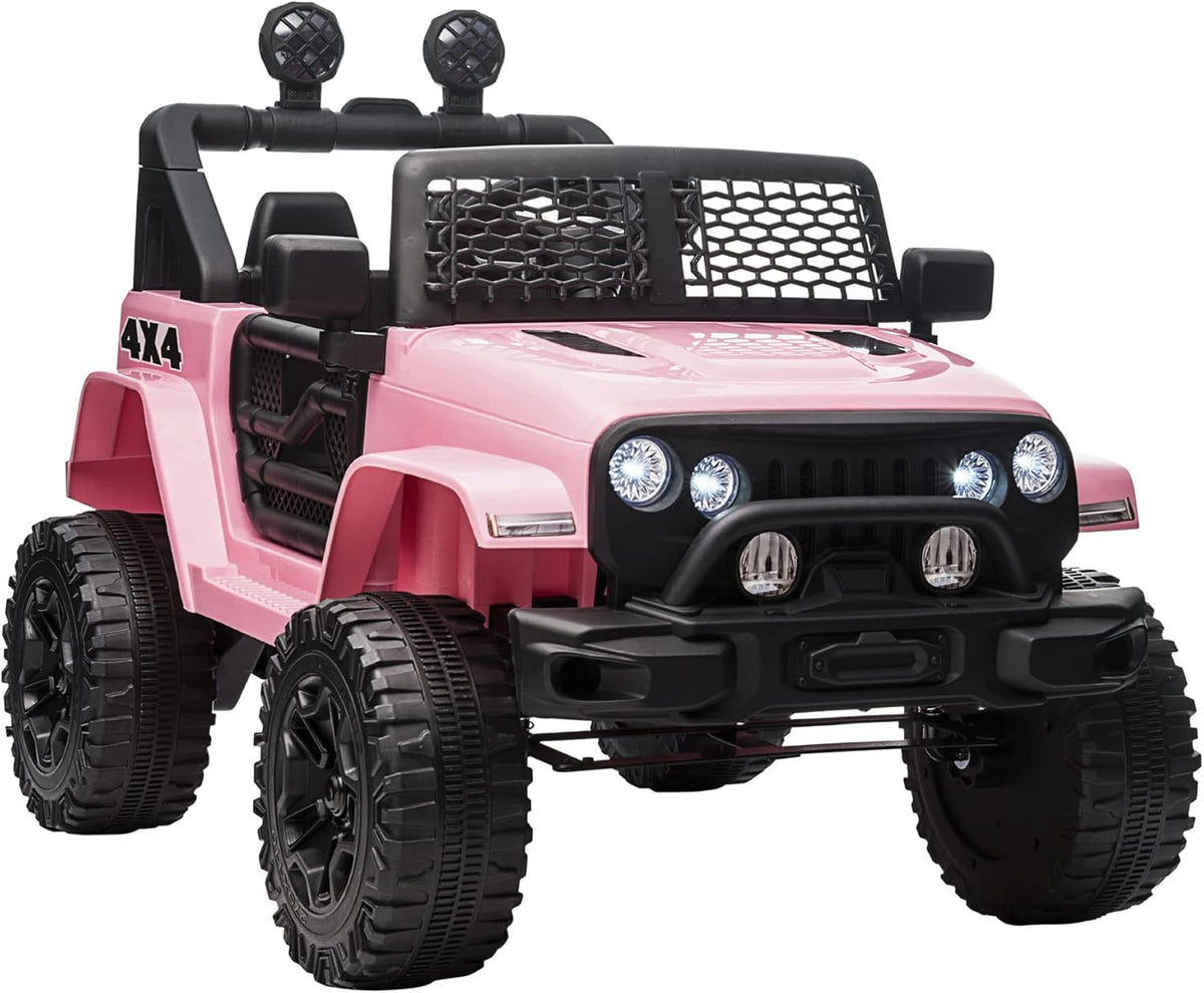12V Kids Ride On Car Pink S28131