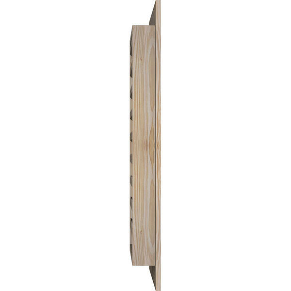 Vertical Gable Vent Unfinished Functional O4845