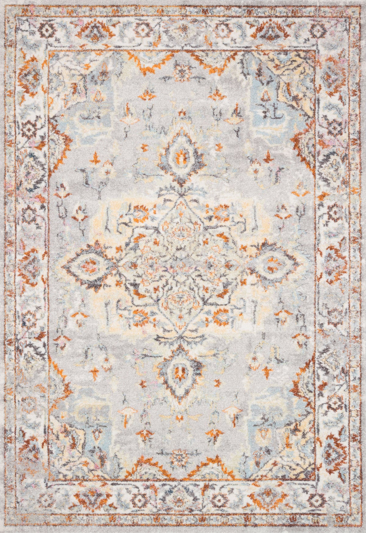 Grey Ivory Rug 9'3 x 13' D1173