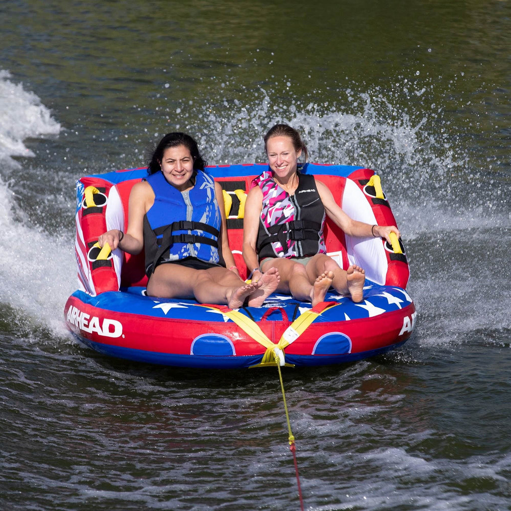 2-Person Towable Tube with Tow Rope Z654044