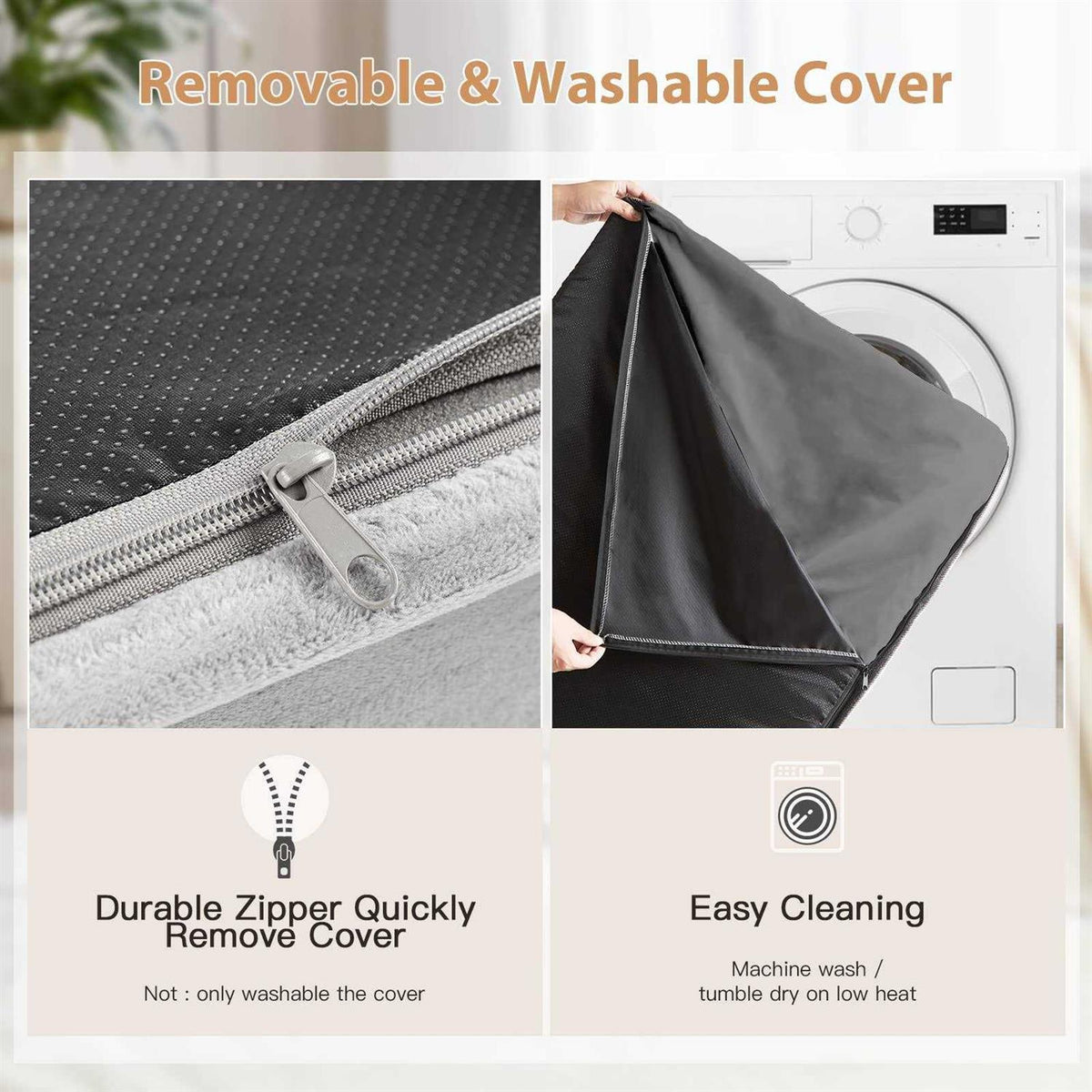 Orthopedic Waterproof Dog Bed with Removable Washable Cover Z5702